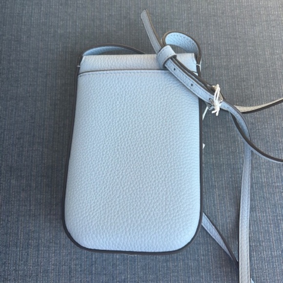 Tory Burch Britten Phone Crossbody in Blue Mist - NEW w/tags - Picture 3 of 5